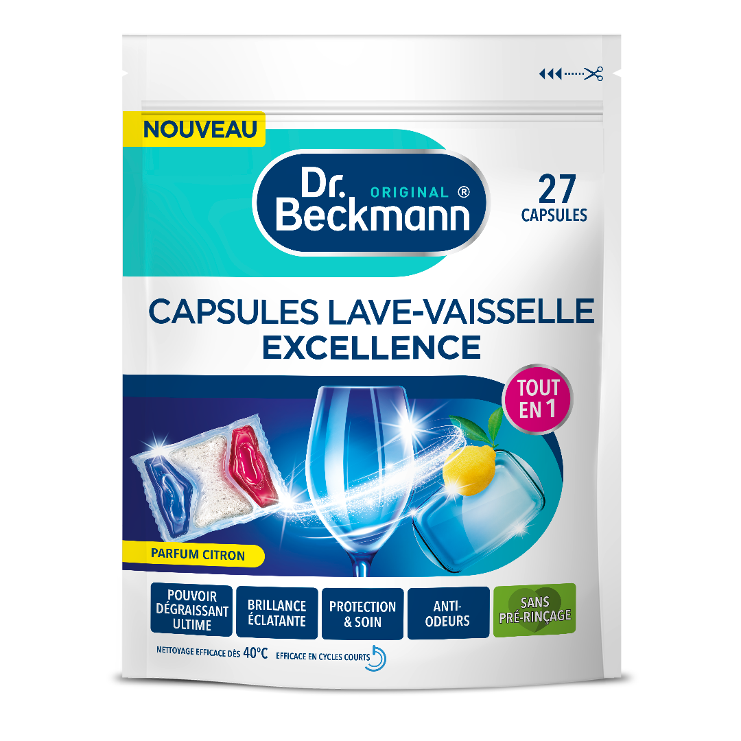 Dr Beckmann Capsules Lave Vaisselle Excellence 7294