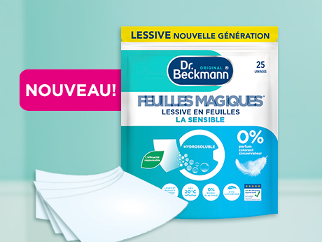 Dr. Beckmann Dr. beckmann lessive en feuilles magic leaves